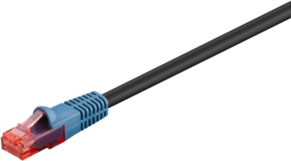 Üleminek Goobay  CAT 6 Outdoor-patch cable U/UTP 94389 15 m, Black