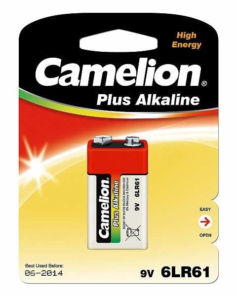 Другой аксессуар для компьютера Camelion  6LF22-BP1 9V/6LR61, Plus Alkaline 6LR61, 1 pc(s)