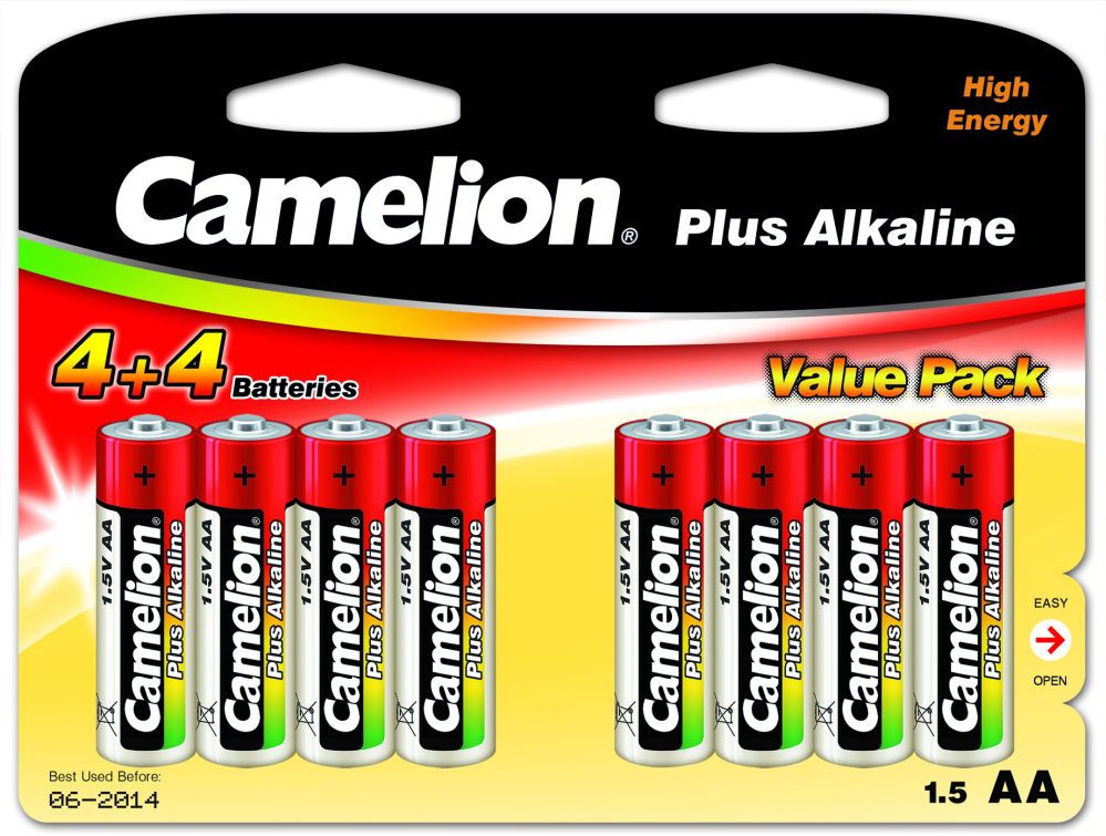 Muu arvutitarvik Camelion  AA/LR6, Plus Alkaline, 8 pc(s)