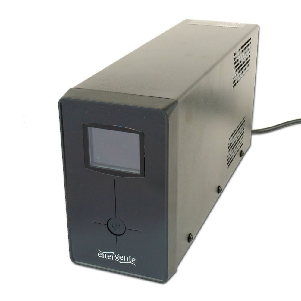 Servers EnerGenie  UPS with USB and LCD display, Black 850 VA, 510 W, 220 V