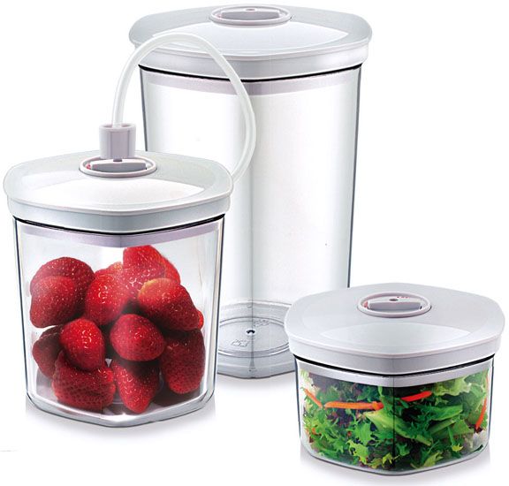 Аксессуары и фильтры Caso  Vacuum Canister Set 01260 3 canisters, White