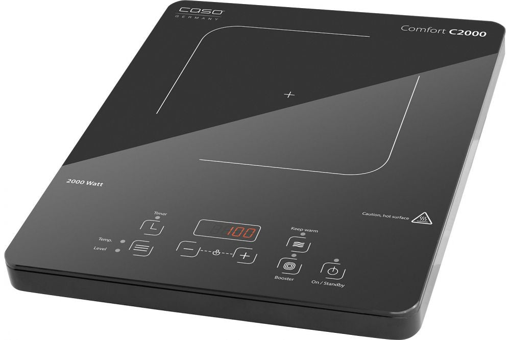 Electric oven Caso  Free standing table hob Comfort C2000 Number of burners/cooking zones 1, Sensor, Black, Induction, Induction hob