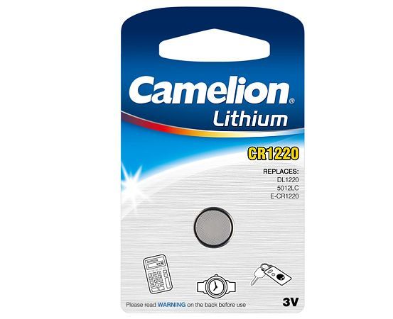 Muu arvutitarvik Camelion  CR1220-BP1 CR1220, Lithium, 1 pc(s)