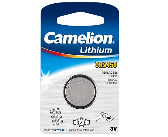 Muu arvutitarvik Camelion  CR2450-BP1 CR2450, Lithium, 1 pc(s)