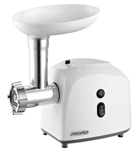 Мясорубка Mesko  MS 4805 Meat mincer, Power 600W, Bowl, Middle size sieve, Mince sieve, Poppy sieve, Plunger, Sausage filler   MS 4805  White, Middle size sieve, mince sieve, poppy sieve, plunger, sausage filler, kibbe attachment