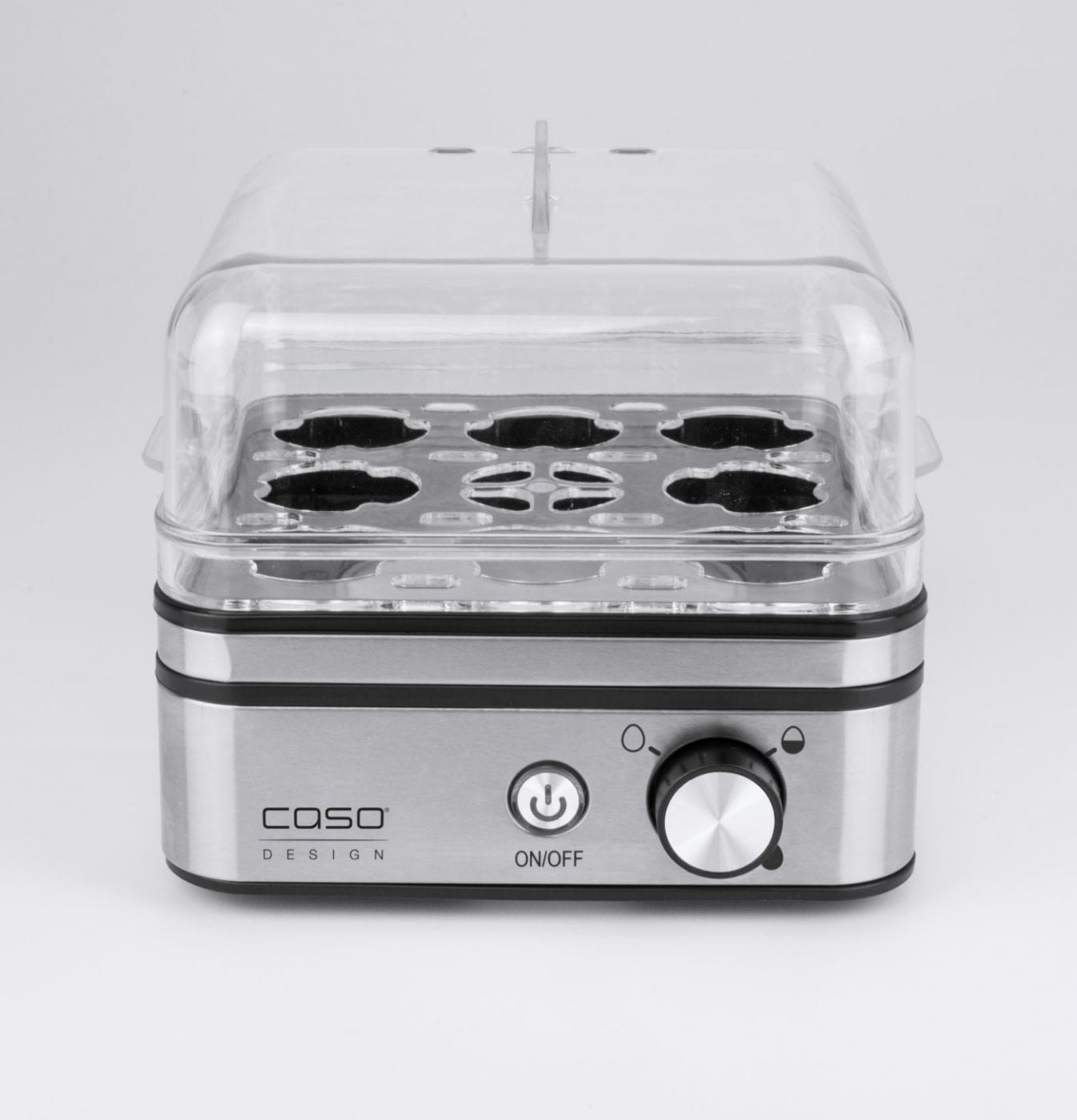 Яйцеварка Caso  Egg cooker E9  Stainless steel, 400 W, Functions 13 cooking levels