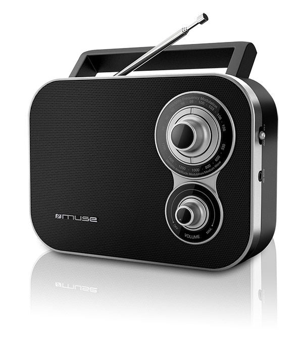 Interaktiivne lahendus Muse  M-051R Black, 2-band portable radio,