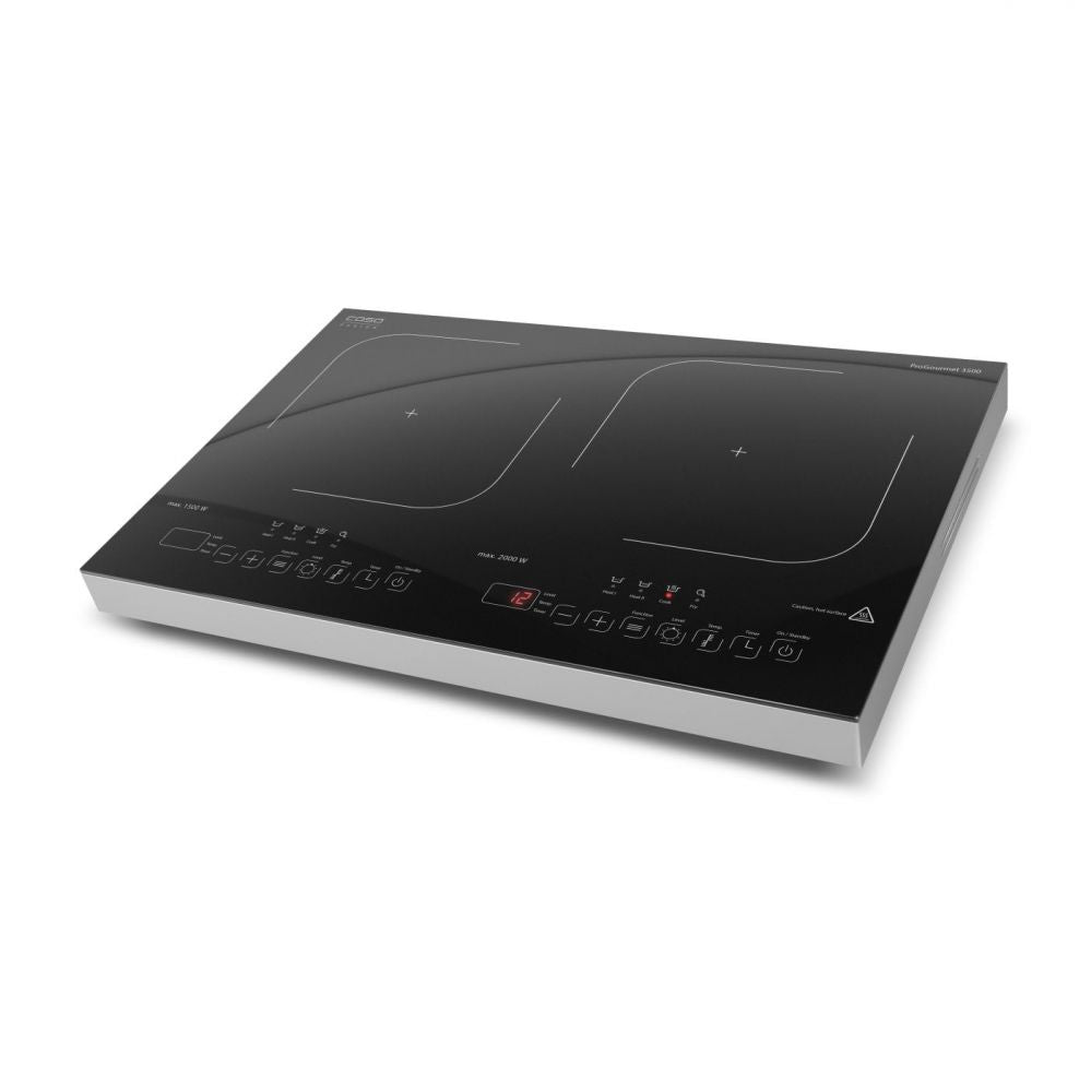 Elektriline ahi Caso  Hob ProGourmet 3500  Number of burners/cooking zones 2, Black, Timer, Induction