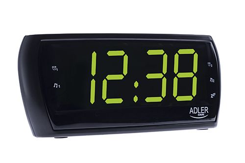 Interaktiivne lahendus Adler  Alarmclock Radio 	AD 1121 Black, Alarm function