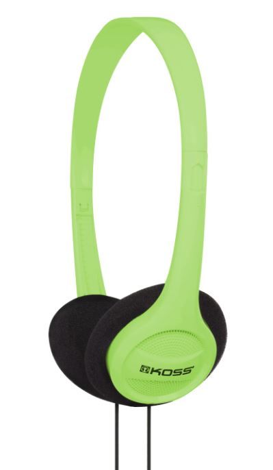 Juhtmevabad kõrvaklapid Koss  Headphones KPH7g Wired, On-Ear, 3.5 mm, Green