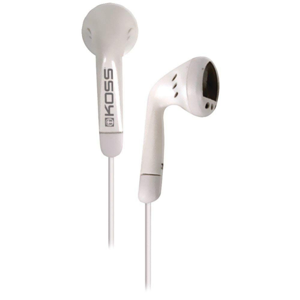 Беспроводные наушники Koss  Headphones KE5w Wired, In-ear, 3.5 mm, White