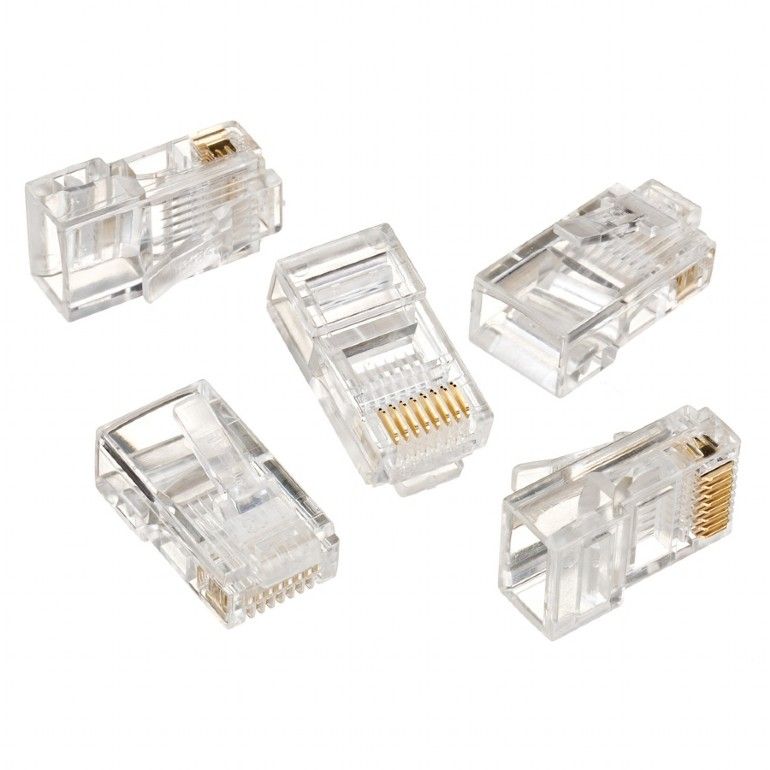 Üleminek Cablexpert  Modular plug 8P8C for solid LAN cable CAT5, UTP, 10 pcs. per bag
