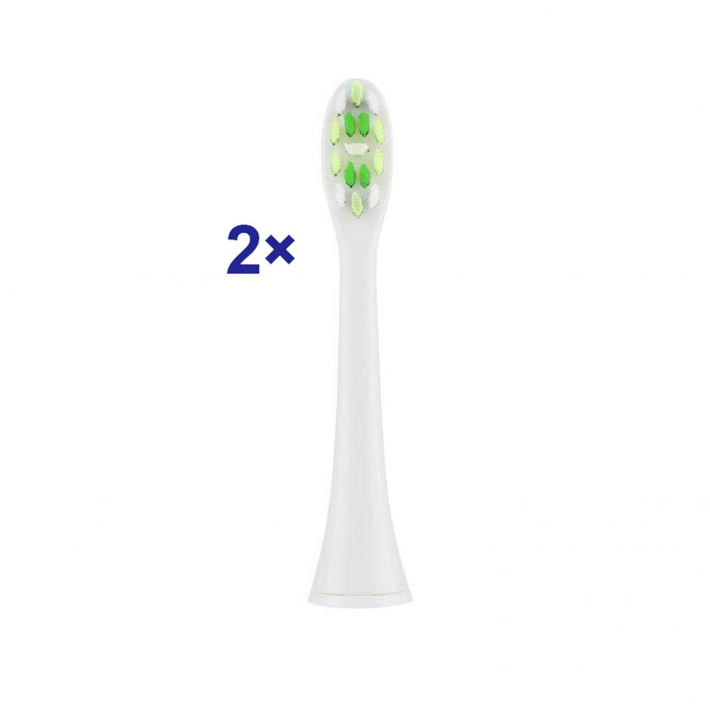 Зубная щётка ETA  Toothbrush replacement  WhiteClean 070790400 Heads, For adults, Number of brush heads included 2, White