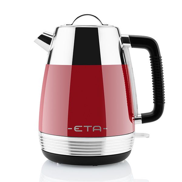 Veekeetja ETA  Storio Kettle 918690030 Standard, 2150 W, 1.7 L, Stainless steel, 360° rotational base, Red