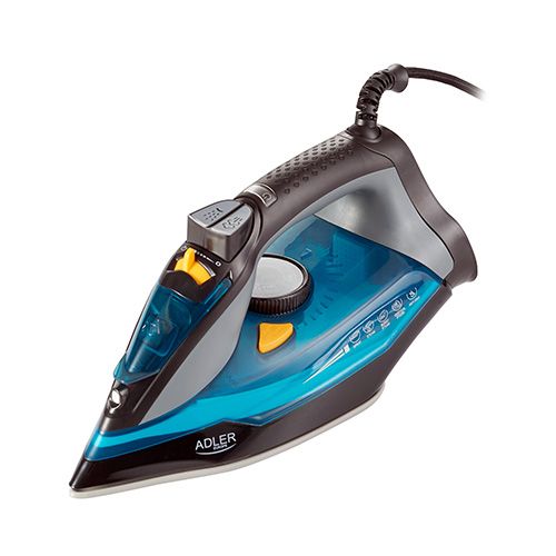 Triikrauad Adler  Iron AD 5032 Blue/Grey, 3000 W, Steam Iron, Continuous steam 45 g/min, Steam boost performance 80 g/min, Water tank capacity 350 ml