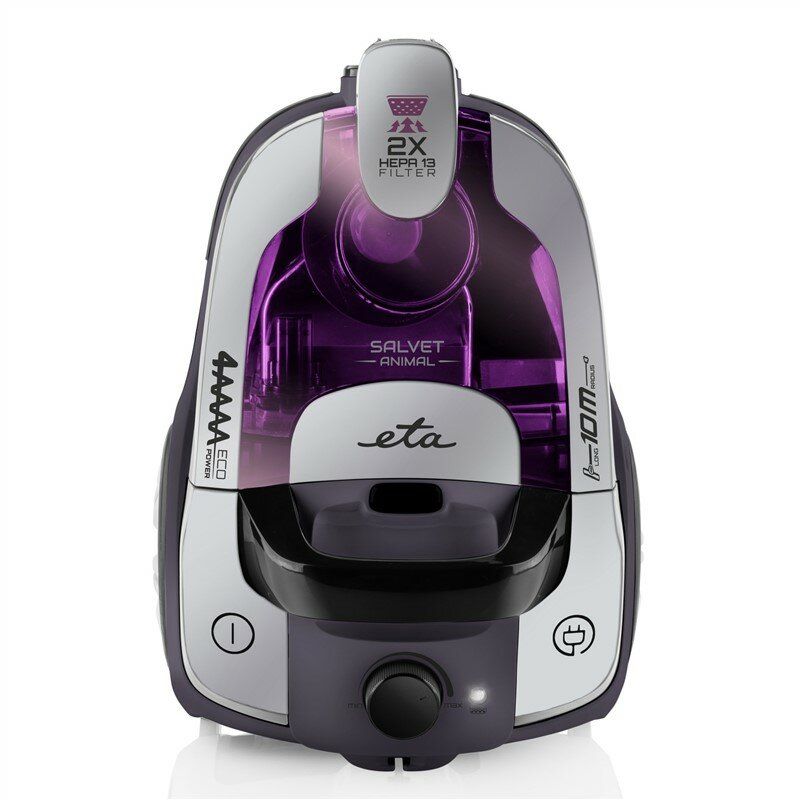 Пылесос ETA  Vacuum cleaners Salvet Animal 151390000 Bagless, Power 700 W, Dust capacity 2.2 L, Purple
