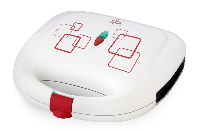 Röster ETA  Sandwich maker Kvadro 415390000 700 W, Number of plates 1, Number of pastry 2, White