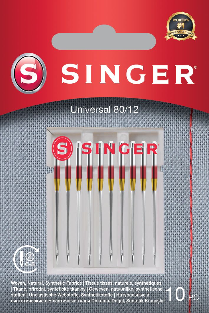 Аксессуары и фильтры Singer  Universal Needle for Woven Fabrics 80/12 10PK