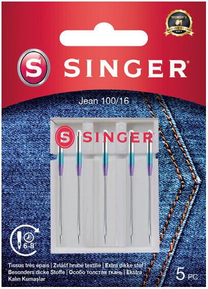 Filtrid ja tarvikud Singer  Denim Needle 100/16 5PK