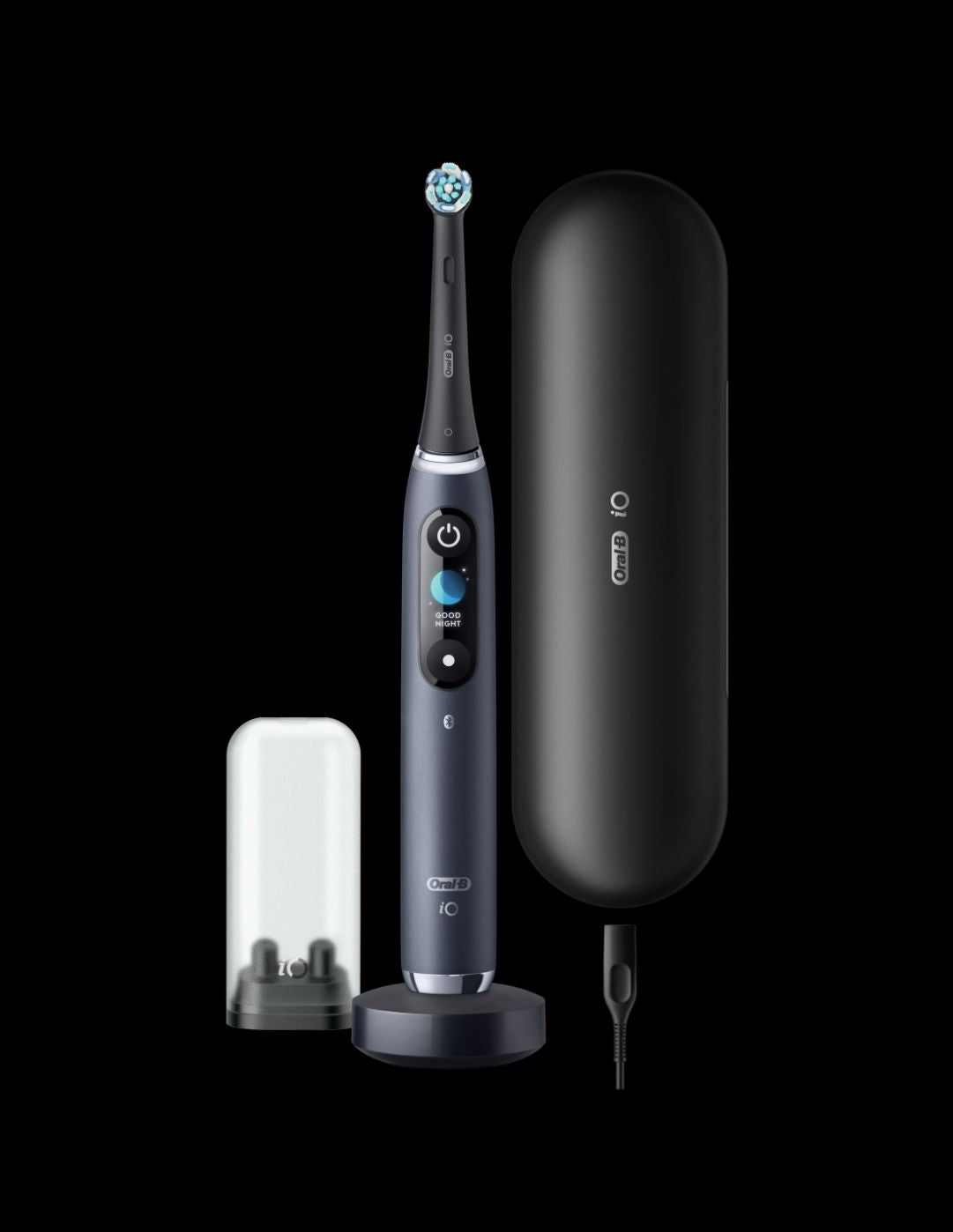 Зубная щётка Oral-B  Electric toothbrush iO Series 9 Rechargeable, For adults, Number of brush heads included 1, Number of teeth brushing modes 7, Black Onyx