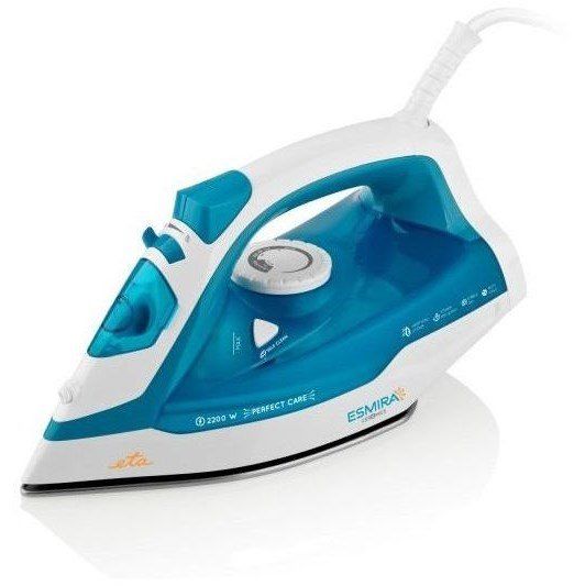 Triikrauad ETA  Iron Esmira 027390000 Steam Iron, 2200 W, Water tank capacity 380 ml, Continuous steam 40 g/min, Turquoise