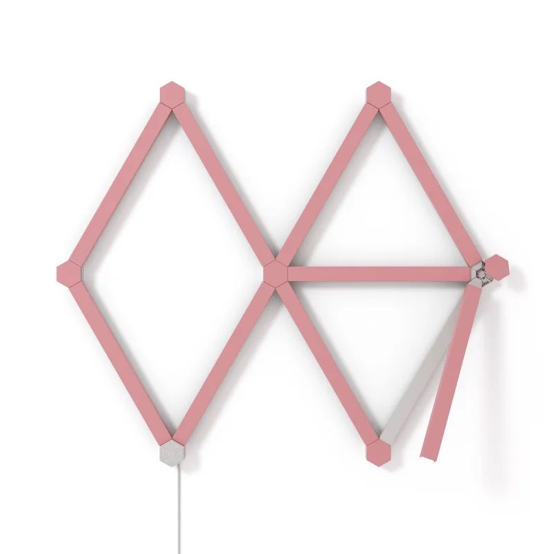 Server – muud tarvikud Nanoleaf  Lines Skin Pink Matte 9pcs