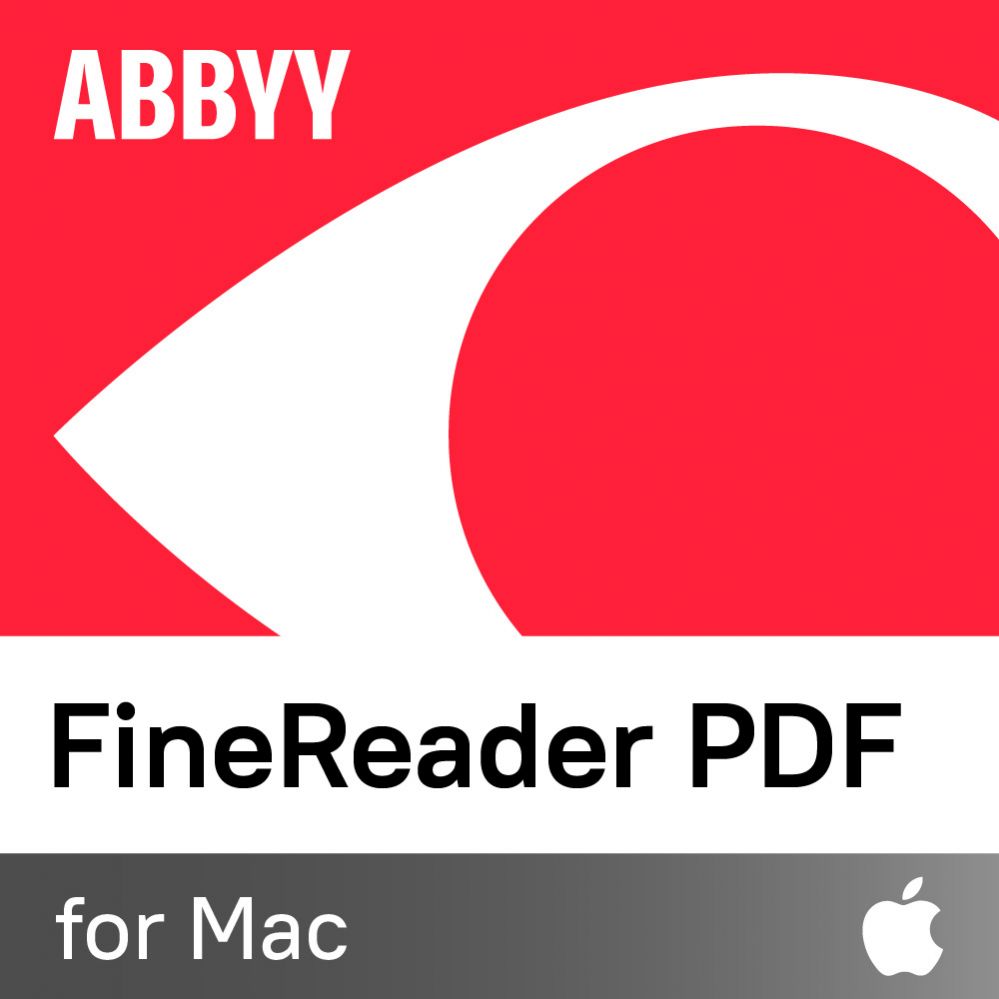 Tarkvara ABBYY  FineReader PDF for Mac, Single User License (ESD), Subscription 1 year
