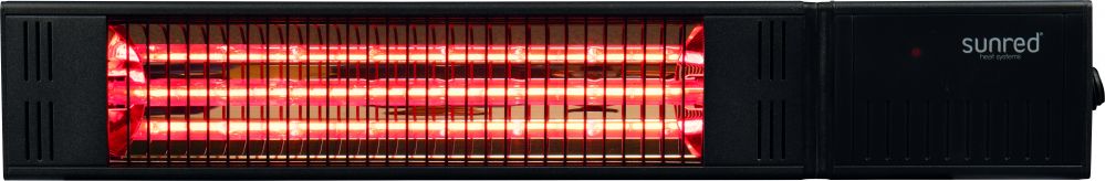 Радиатор SUNRED  Heater RDS-15W-B, Fortuna Wall  Infrared, 1500 W, Black, IP55