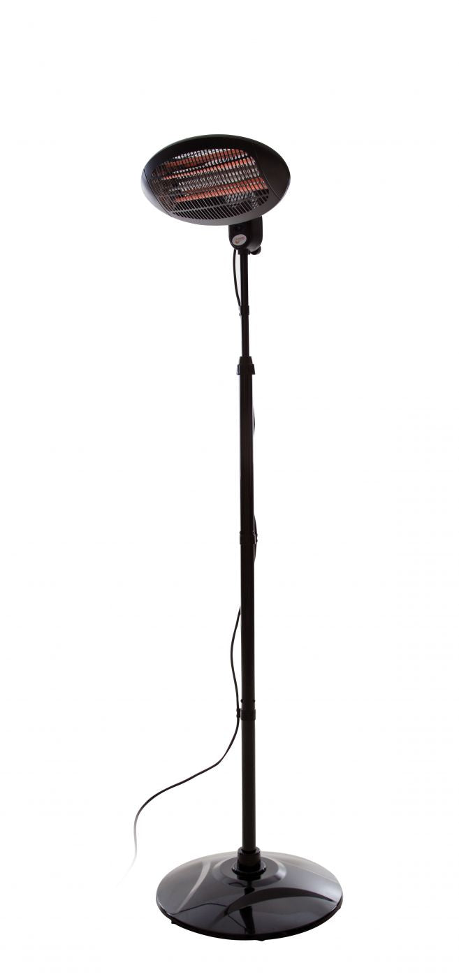 Radiator SUNRED  Heater SMQ2000A, Elekra Quartz Standing Infrared, 2000 W, Black, IP34