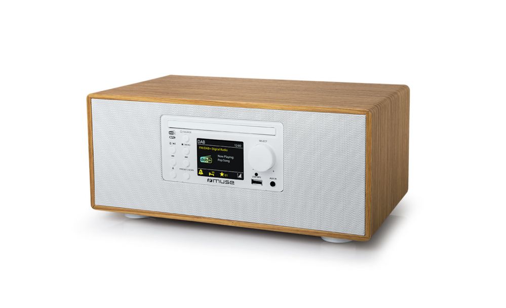 Interaktiivne lahendus Muse  CD Micro System With Bluetooth, FM/DAB+ Radio and USB port 	M-695DBTW 60 W, Bluetooth, CD player, AUX in