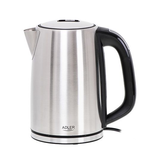 Teapot Adler  Kettle AD 1340	 Electric, 2200 W, 1.7 L, Stainless steel, 360° rotational base, Inox