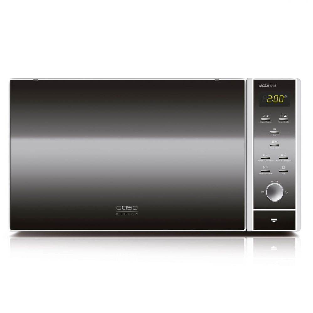 Микроволновая печь Caso  Microwave Oven with Grill and Convection MCG 25 Chef Free standing, 25 L, 900 W, Convection, Grill, Stainless steel/Black