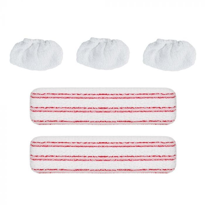 Аксессуар для пылесосов Polti  Vaporetto Kit of 2 Cloths and 3 Sockettes PAEU0324 Suitable for  Vaporetto models: Pro, Classic, Forever Exclusive, Evolution, Edition and Vaporetto 2085 series