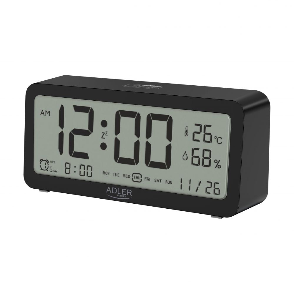Interaktiivne lahendus Adler  Alarm Clock AD 1195b Black, Alarm function