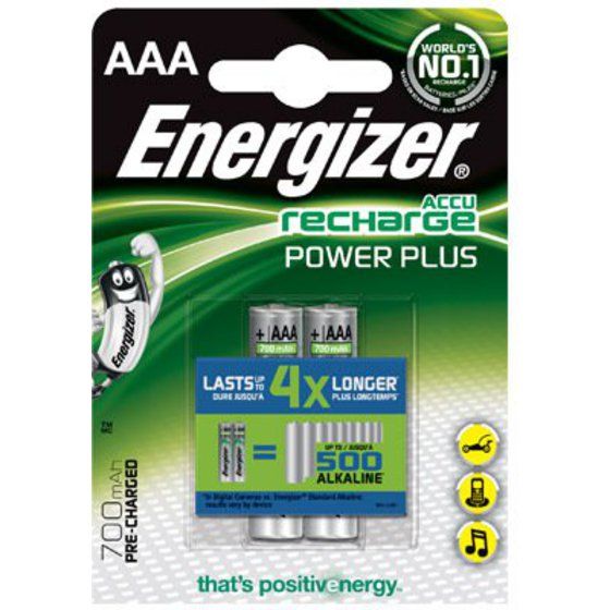 Muu arvutitarvik Energizer  AAA/HR03, 700 mAh, Rechargeable Accu Power Plus Ni-MH, 2 pc(s)