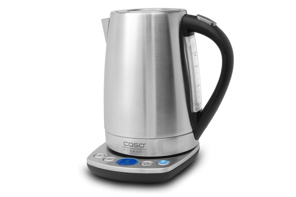 Чайник Caso  WK 2200 With electronic control, Stainless steel, Stainless steel, 2200 W, 1.7 L, 360° rotational base