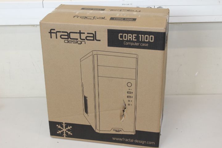 Arvuti korpus Fractal Design  SALE OUT.  Core 1100, Black  CORE 1100 Black, Micro ATX, DAMAGED PACKAGING, Power supply included No