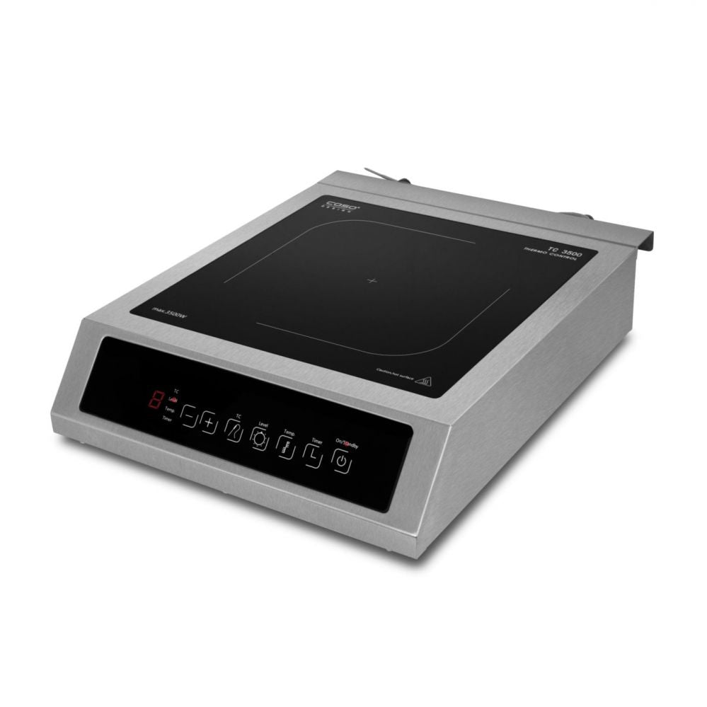 Elektriline ahi Caso  Thermo Control Hob TC 3500 Number of burners/cooking zones 1, Induction, Touch control, Black/Stainless steel, Induction