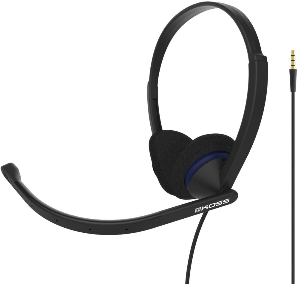 Wireless headphones Koss  Communication Headsets CS200i On-Ear, Microphone, Noise canceling, 3.5 mm, Black