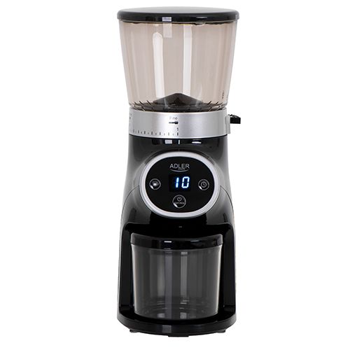 Кофеварка Adler  Coffee Grinder AD 4450 Burr 300 W, Coffee beans capacity 300 g, Number of cups 1-10 pc(s), Black