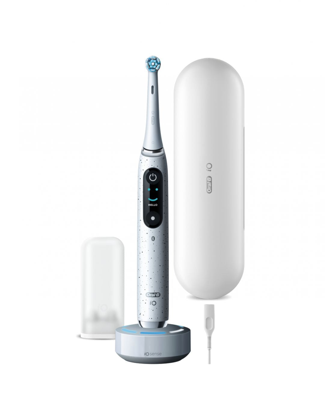 Зубная щётка Oral-B  Electric Toothbrush iO10 Series Rechargeable, For adults, Number of brush heads included 1, Stardust White, Number of teeth brushing modes 7