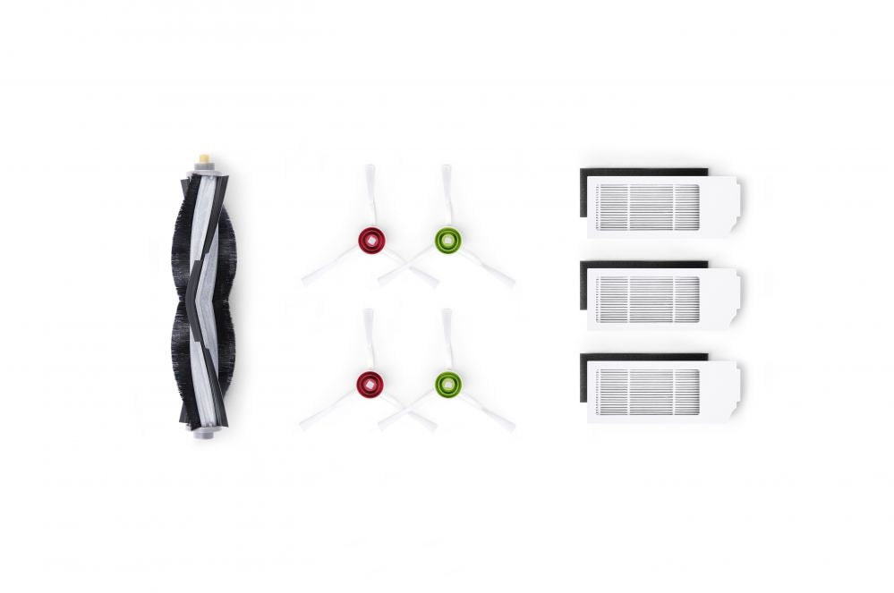 Аксессуар для пылесосов Ecovacs  Service Kit D-KT01-0022 1x Main Brush, 2x Side Brushes (White), 3x High Efficiency Filters, Suitable for DEEBOT T10 Family