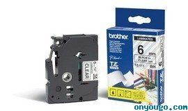 Аксессуары и расходные материалы Brother  TZe-111 Laminated Tape Black on Clear, TZ, 8 m, 6 mm