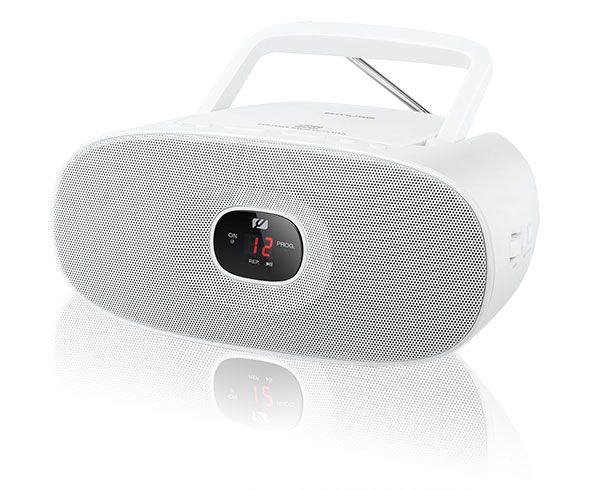 Интерактивное решение Muse  MD-202RDW White, Portable radio CD player,
