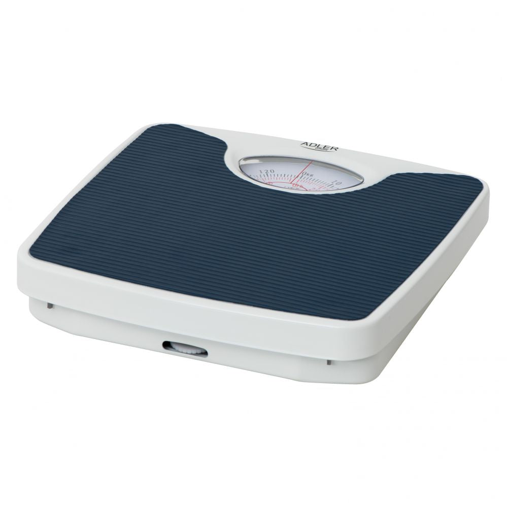 Напольные весы Adler  Mechanical bathroom scale AD 8151b Maximum weight (capacity) 130 kg, Accuracy 1000 g, Blue/White