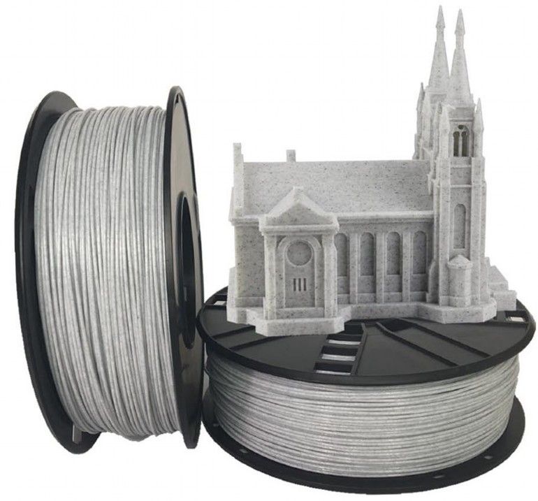 Аксессуары и расходные материалы Flashforge  PLA "marble" filament, 1.75 mm, 1 kg