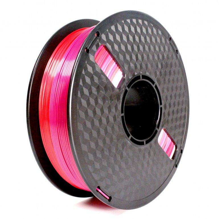 Аксессуары и расходные материалы Flashforge  Filament, PLA Silk Rainbow 3DP-PLA-SK-01-RP	 1.75 mm diameter, 1kg/spool, Red/Purple
