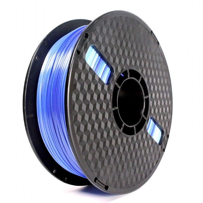 Аксессуары и расходные материалы Flashforge  Filament, PLA Silk Ice 3DP-PLA-SK-01-ICE	 1.75 mm diameter, 1kg/spool, Ice blue + Dark blue