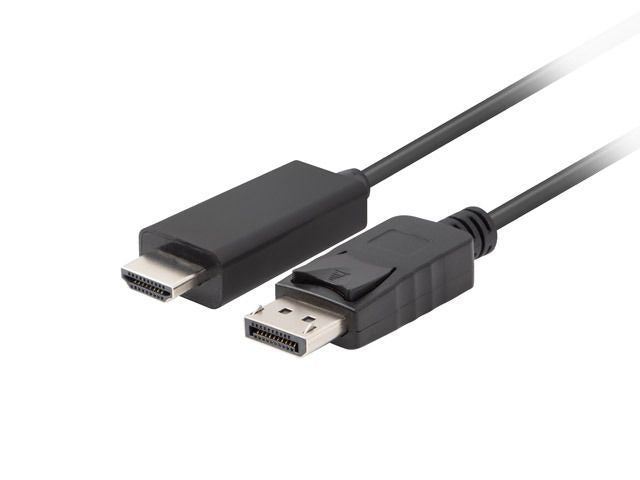 Monitori tarvik Lanberg  DisplayPort to HDMI Cable CA-DPHD-11CC-0018-BK 1.8 m