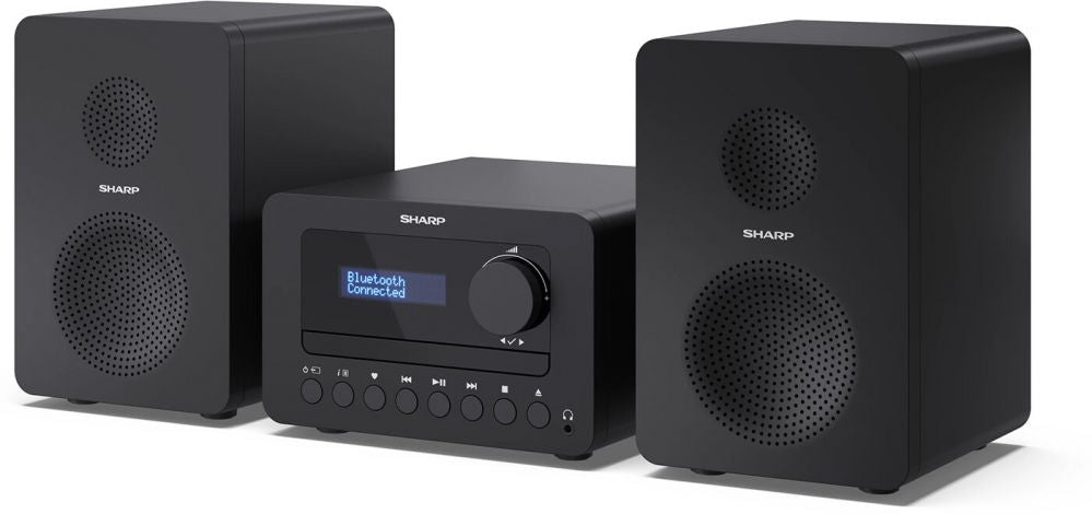 Interaktiivne lahendus Sharp  XL-B520D(BK) Tokyo Hi-Fi Micro System 2.0, FM/DAB/DAB+/USB, CD, Bluetooth 5.0, Aux-in, Black